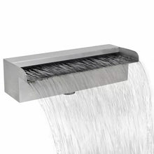 Load image into Gallery viewer, Rectangular Waterfall Pool Fountain Stainless Steel Photo 12