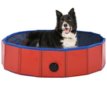 Load image into Gallery viewer, Foldable Dog Swimming Pool - Red