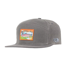 Load image into Gallery viewer, Gone Fishing Snapback Hat for Men/Women - Gray