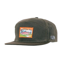 Load image into Gallery viewer, Gone Fishing Snapback Green