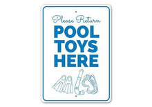 Load image into Gallery viewer, Pool Toys Sign Main Photo