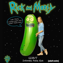 Load image into Gallery viewer, Giant Inflatable Pickle Rick