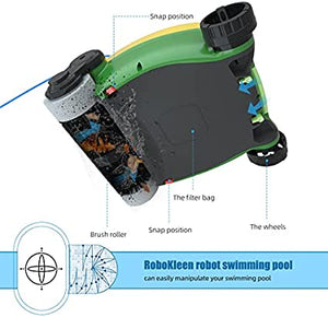 RoboKleen RK22 Above Ground Robotic Pool Cleaner Infographic 2