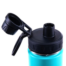 Load image into Gallery viewer, DRINCO® 22oz Stainless Steel Sport Water Bottle Teal - Mouth Piece