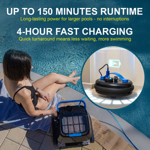 8streme Black Pearl Ultra - Battery Powered Robotic Pool Cleaner