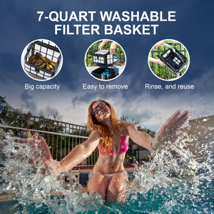 8streme Black Pearl Ultra - Battery Powered Robotic Pool Cleaner