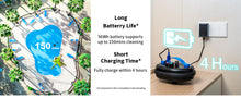 Load image into Gallery viewer, Black Pearl Ultra Robotic Pool Cleaner Battery Life NYC Pool Supplies