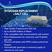 Load image into Gallery viewer, HydroSan II Generic Replacement Salt Cells for Hayward® AquaRite® Systems 40,000 Gallons
