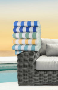 Cabana Stripes Pool Towels 2 - NYC Pool Supplies