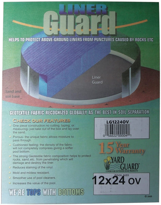 12' x 24' Oval Premium Floor Padding | LG1224OV - NYC Pool Supplies