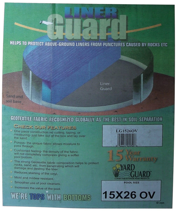 15' x 26' Oval Premium Floor Padding | LG1526OV - NYC Pool Supplies