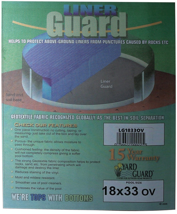 18' x 33' Oval Premium Floor Padding | LG1833OV - NYC Pool Supplies