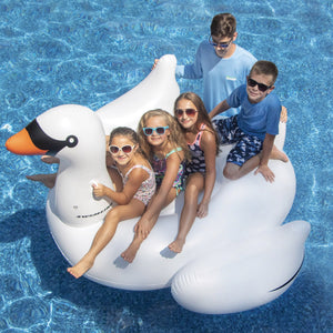 Swimline Original Giant Swan Ride-On Pool Float | 90621
