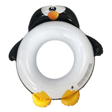 Load image into Gallery viewer, Inflatable Pool Tube for Kids 3 Packs Penguin Swim Ring Pool Floats Black Product Picture