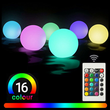Load image into Gallery viewer, Floating Pool Lights RGB Color Changing LED Ball Lights