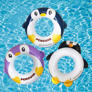 Inflatable Pool Tube for Kids 3 Packs Penguin Swim Ring Pool Floats Promo Picture 
