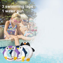 Load image into Gallery viewer, Inflatable Pool Tube for Kids 3 Packs Penguin Swim Ring Pool Floats Promo Picture