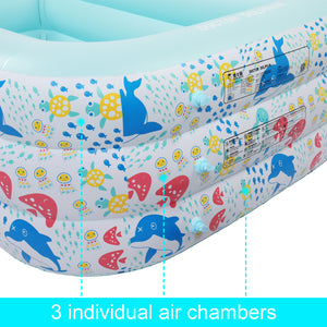 Inflatable Swim Pool for Kids Air Chamber Diagram
