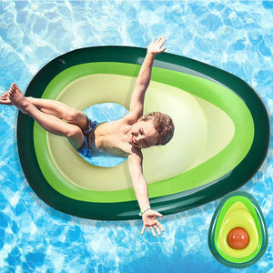Inflatable Avocado Pool Float Pool Swimming Float Swimming Ring Pool 7