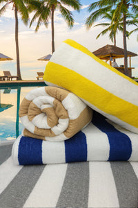 Cabana Stripes Pool Towels - NYC Pool Supplies