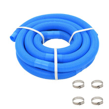 Load image into Gallery viewer, Pool Hose with Clamps Blue 1.4&quot; 19.6&#39;