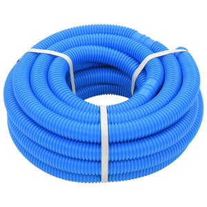 Pool Hose with Clamps Blue 1.4" 19.6'