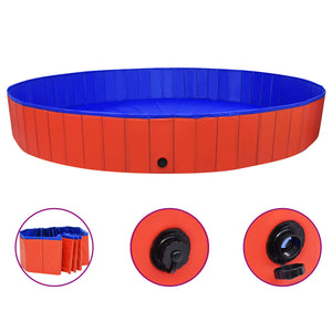 Foldable Dog Swimming Pool - Red 3