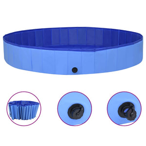 Foldable Dog Swimming Pool - Blue 3