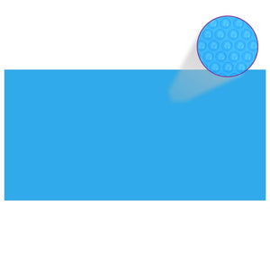 Blue Solar Pool Cover 196.9"x118.1" PE Blue