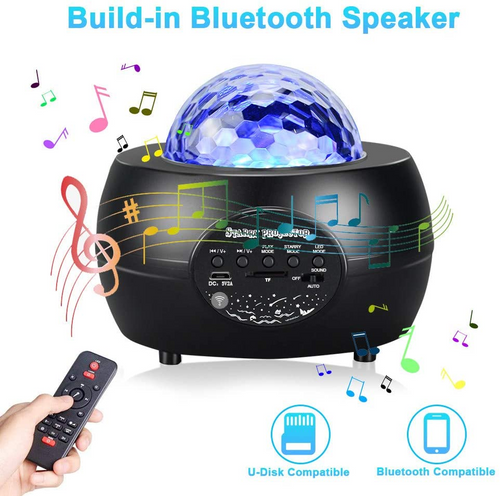 Starry Sky Projector with Bluetooth Wireless Speaker