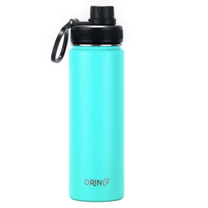 DRINCO® 22oz Stainless Steel Sport Water Bottle Teal - NYC Pool Supplies