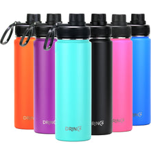 Load image into Gallery viewer, DRINCO® 22oz Stainless Steel Sport Water Bottle
