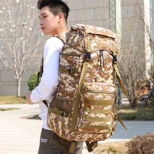 Load image into Gallery viewer, Waterproof Outdoor Camping 70L Military Backpack Promo Picture 3