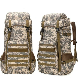 Waterproof Outdoor Camping 70L Military Backpack Camouflage Version 3