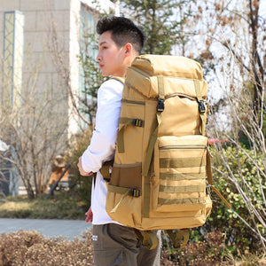 Waterproof Outdoor Camping 70L Military Backpack Promo Picture 2