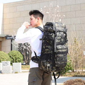 Waterproof Outdoor Camping 70L Military Backpack Promo Picture 1